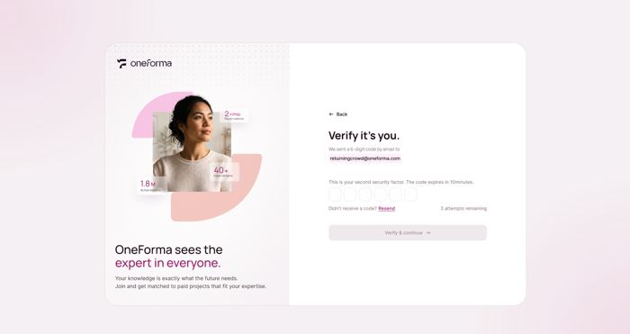 Email OTP verification